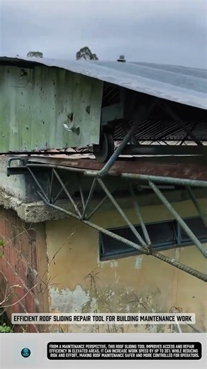Efficient Roof Sliding Repair tool for building maintenance work #tools
