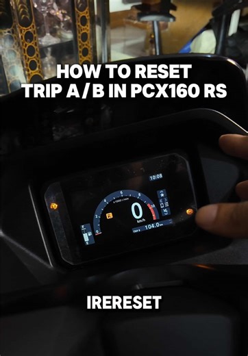 How to Reset Trip A and Trip B on PCX160