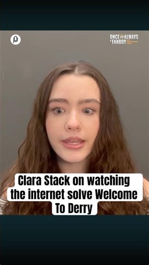 Clara Stack on watching the internet solve #WelcomeToDerry! #pennywise #clarastack