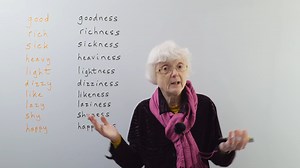 165K views · 13K reactions | Here's a quick way to increase your vocabulary: add "-NESS" to the end of an adjective to turn it into a noun! In Gill's new video, learn common "-ness" words like "happiness", "likeness", and "goodness". | engVid | Facebook