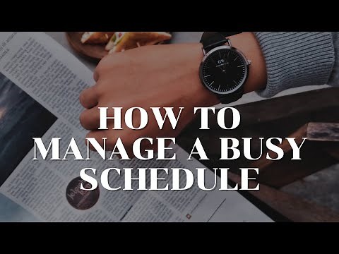 How to Manage A Busy Schedule! ⌚️ | Practical Productivity & Time Management Tips For High Achievers