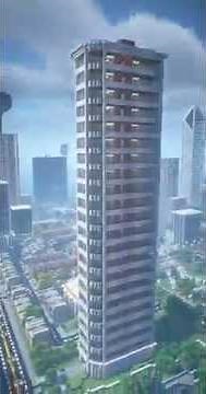 Office Building minecraft timelapse #minecrafbuilds