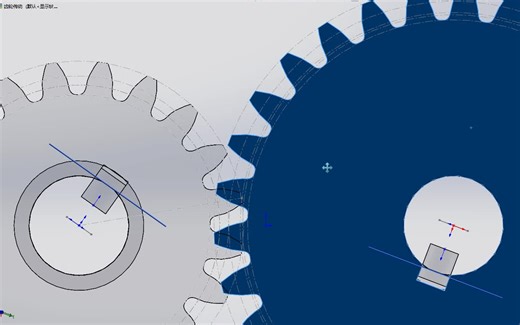solidworks绘制齿轮传动动画步骤