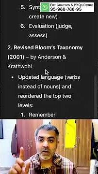 Blooms Taxonomy | Teaching Aptitude | UGC-NET-Paper 1