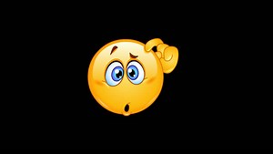 Animation Confused Emoticon Scratching His Head Stock Footage Video (100% Royalty-free) 1015663375 | Shutterstock