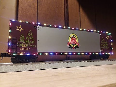 MTH 20-93751 CP Holiday Train 50' Stage Box Car Review