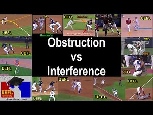Obstruction vs Interference in Professional Baseball - Basic Overview