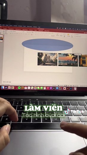 Làm morph giống đi xem triển lãm ảnh 😁 #powerpoint #morph #design #xuhuong #fyp #tutorial