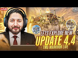 LETS EXPLORE NEW UPDATE 4.4🔥ROMAN HERO CROWN | TMG MARKHOR | PUBG Live Stream