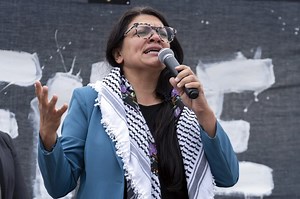 Watch: Rashida Tlaib Goes on Foul-Mouthed Rant at Pro-Hamas Event Where Speakers Called America ‘Evil’
