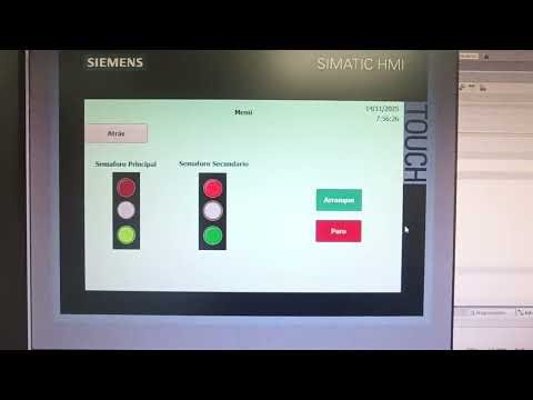 Programa en TIA PORTAL de la activación y sincronización de semáforos.