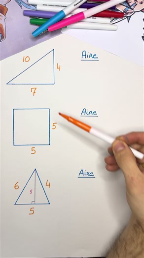 Calculer l’aire #maths #mathematiques #France