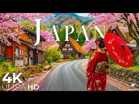 Japan in Spring 4K 🌸 Sakura Landscapes, Peaceful Rural Life & Timeless Scenery