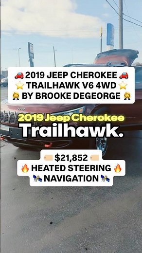Brooke DeGeorge presents a 2019 Jeep Cherokee Trailhawk