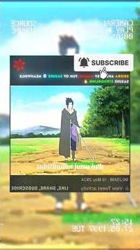 TOBI AND DEDRA VS SASUKE 🥶🥶 #naruto #anime