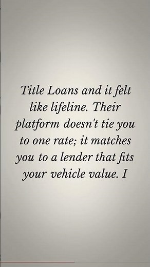 Need Quick Cash? How Online Title Loans Can Help – #Shorts