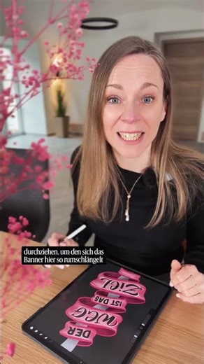 Banner Lettering in Procreate Schritt für Schritt