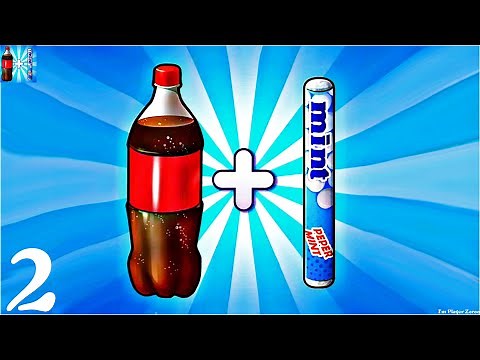 Drop And Explode: Soda Geyser - Coca cola and mint experiment Gameplay | Walkthrough Gameplay Part 2