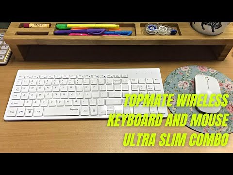 TopMate Wireless Keyboard and Mouse Ultra Slim Combo Review & Test