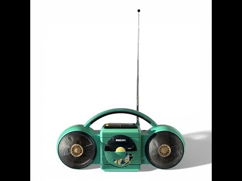 Philips WD800 Mickey Mouse Radio Cassette 1987 | #MickeyMouse #Disney #Vintage