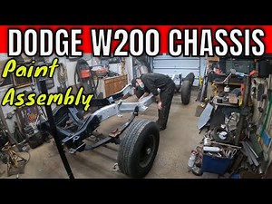 Dodge W200 Sno Commander: Chassis Paint, Suspension and Snow Plow Frame Assembly