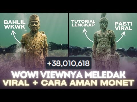 IDE KONTEN AI PALING CEPAT VIRAL 2026 🔥 Lengkap Tutorial Edit AI Aman Monetisasi