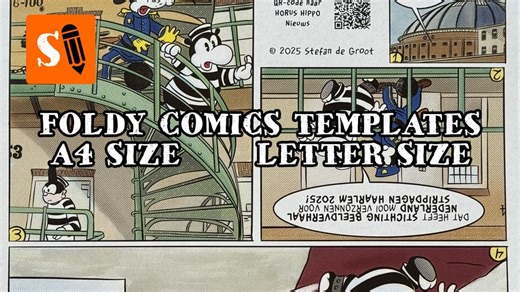 Foldy Comic Templates