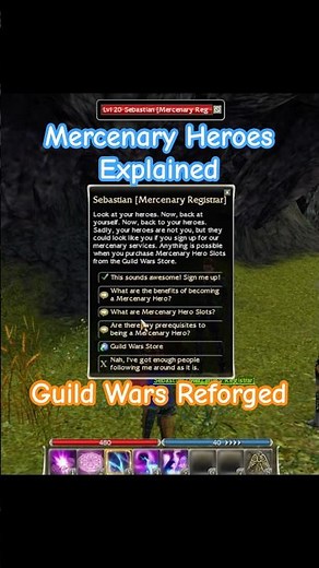 Mercenary Heroes Explained in #guildwarsreforged