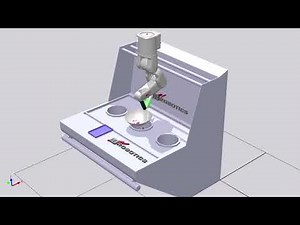 ABB IRB 1100 Robot Cooking with a Wok – Industrial Automation in Acti