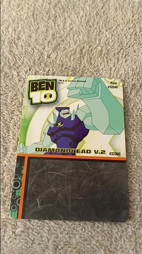 Ben 10 Combination Alien Card - Vilgax & Diamondhead V.2 - Creation Chamber Figure Ben Ten