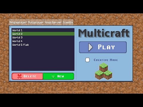 MultiCraft: Build and Mine! l Building a house and checking out the world l iOS #Multicraft