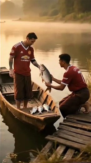 Ronaldo and messi together with bike #video #vanimate