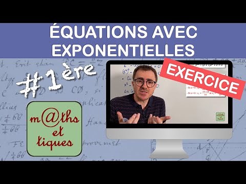 EXERCICE : Résoudre une équation avec exponentielles (Expert) - Première