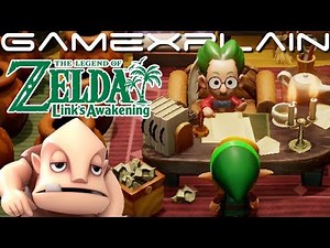 Visiting Mr Write, Dampé, & Tal Tal Heights by Sequence Breaking in Zelda: Link's Awakening (Switch)