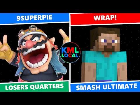 KMLocal #47: Losers Quarters - 9superpie (Wario) Vs. Wrap! (Steve) SSBU