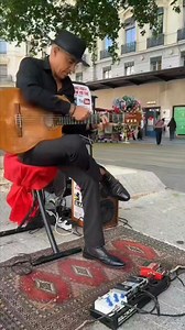 Performance Guitar in the Street (Lyon) | EL Kado Guitariste