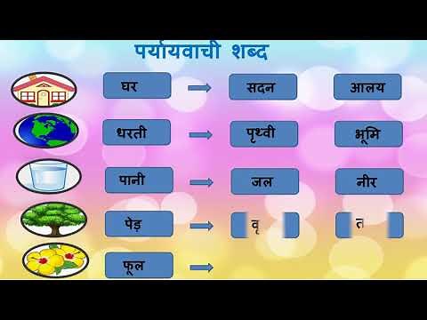 CLASS 3- HINDI GRAMMAR- PRAYAVACHI SHABD - PART 1