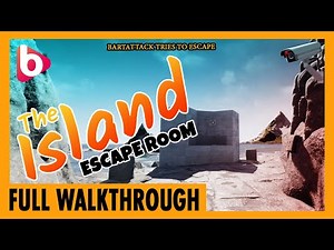 THE ISLAND escape room | Full Walkthrough | I think they're watching me...