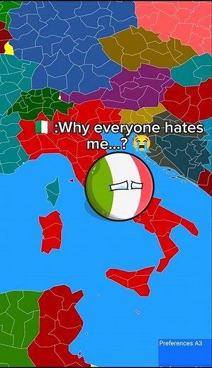 Real friends of Italy 🇮🇹 😢😭#shorts #countryballs #italy