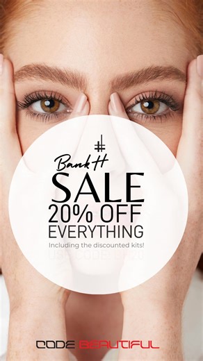 Your best bank holiday glow-up starts here ✨ 20% off for everyone 25% off for VIPs Shop the mascara that actually stay put → https://code-beautiful.com/products/code-vlm-volumising-lengthening-mascara Shop the The instant eye lift everyones raving about → https://code-beautiful.com/products/instant-eye-lift-kit | CODE Beautiful