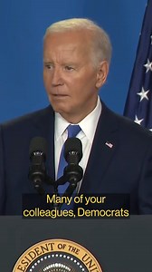 10K views · 82 reactions | US President Joe Biden says he's determined to run in the 2024 US presidential election during a press conference following the NATO Summit https://trib.al/G4khOZo | Bloomberg | Facebook