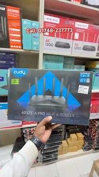 CUDY LT18 - Dual Band AX1800 WiFi6 4G LTE Cat 18 Router | Cudy Sim Router | Alif Network