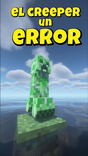 👉 The Minecraft Creeper was a mistake 😱💥 (The hidden truth) #shorts