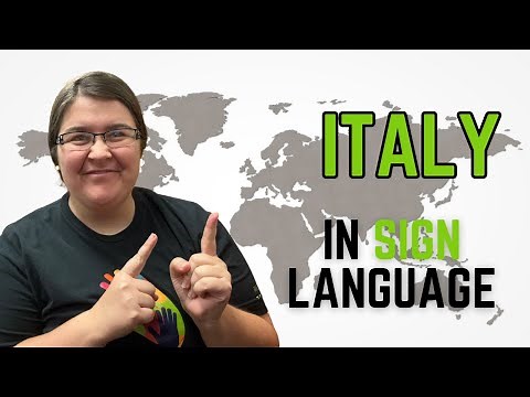 How to sign Italy in Italian Sign Language | Italia 🇮🇹