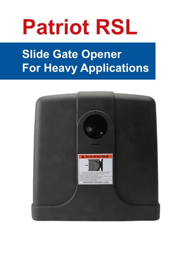 The Patriot RSL: Heavy-Duty Slide Gate Automation. The USAutomatic Patriot RSL delivers smooth, powerful slide gate automation for commercial properties. #accesscontrol #gateopener #commercialproperty #americanmade