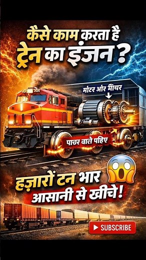 How a Train Engine Actually Works! 🚆⚙️