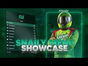 Snaily Menu Showcase