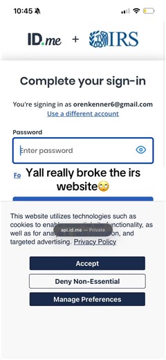 IRS Website Crashes Due to High Traffic