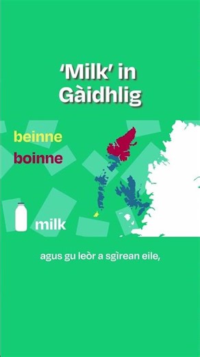 'Milk' in Scottish Gaelic | SpeakGaelic