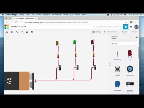 Autodesk Tinkercad Circuits | LED Circuit with Switches